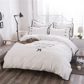 

100% cotton Duvet Cover Set Korean Bedding Set Bedsheet Pillowcase 4/6pcs Duvet Cover Su Bian Bed Quilt Bedlinen Bedclothes