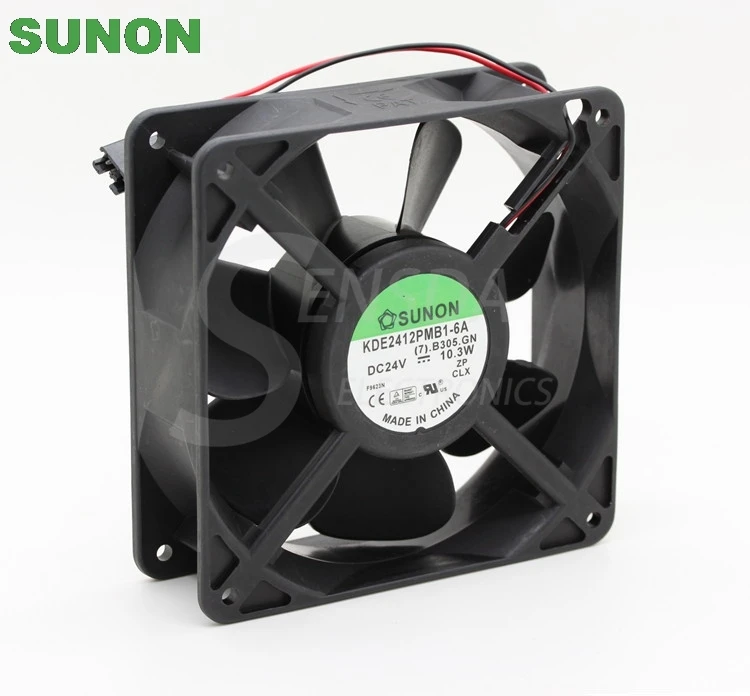 Для Sunon KDE2412PMB1 6A DC 24V 10 3 W 12038 120x120x38 мм 12 см|cooling fan|server fan12cm fan |