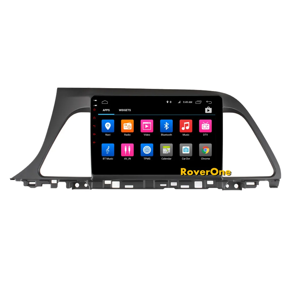 Sale RoverOne Android 9.0 Car Multimedia System For Hyundai Sonata 9 LF 2015 - 2017 Octa Core 4G+32G Radio GPS Navigation DSP Player 7