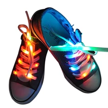 1 пара 1,2 м светодиодный нейлоновый шнурок, светильник, водонепроницаемый, модный, для мужчин, женщин, детей, шнурки для спортивной обуви, новинка, светящийся световой светильник s