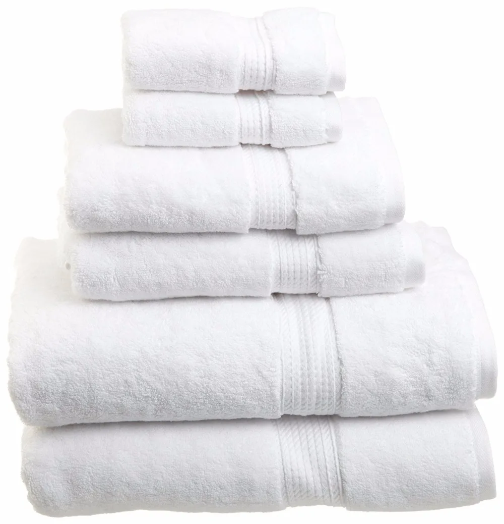 Spa-Hotel Quality 100% Cotton Absorbent 600 GSM 6PC Bathroom Towel Set BEIGE