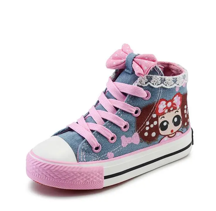 girls canvas sneakers