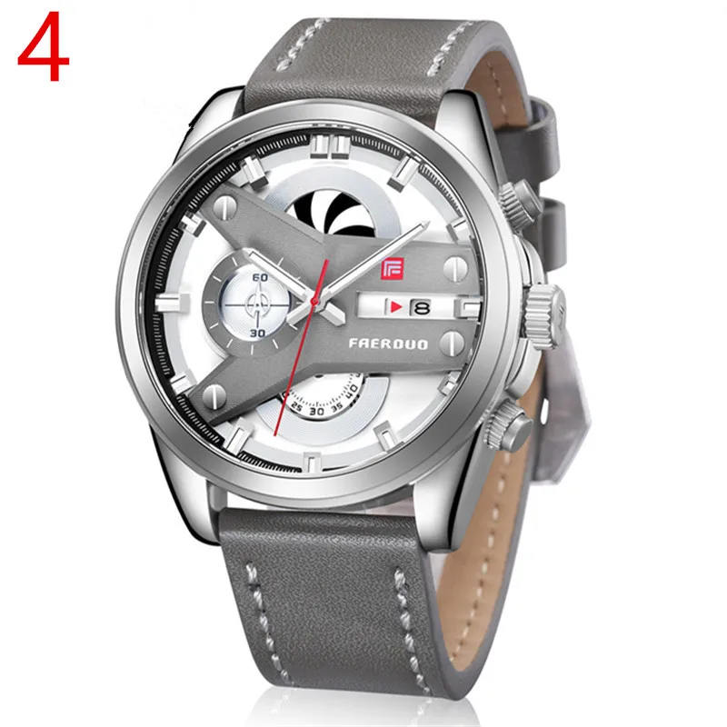 

Men's new fashion watch, simple luxury business watch.35
