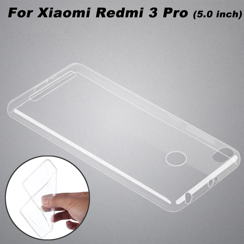 Чехол для Xiaomi Redmi 3 Pro ультратонкий прозрачный мягкий чехол из ТПУ телефона 3s 3X