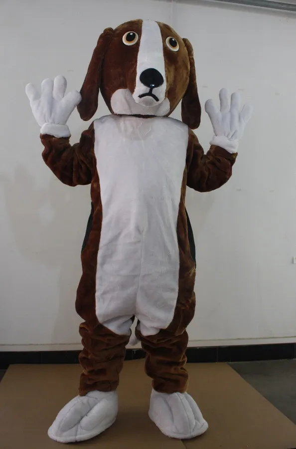 

Professional New Style Bassat Puppy Dog Fancy Dress Mascot Costume Adult Size