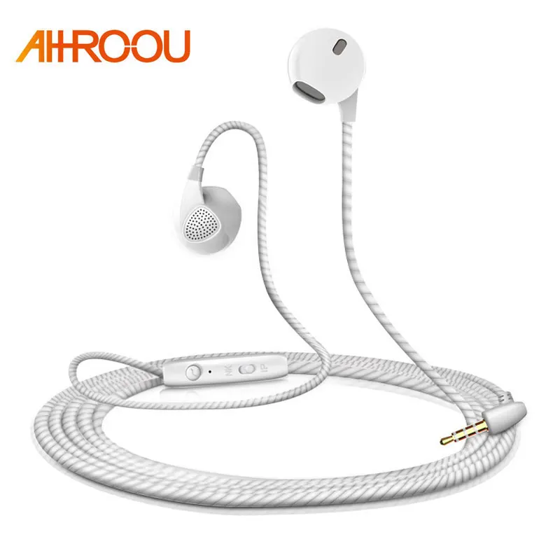 

Running Earphone Stereo Music Headset 3.5mm Jack Bass Sport Head phone With Microphone For iPhone 6 6S 5 5S Samsung Xiaomi