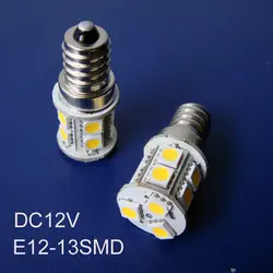 Высокое качество DC12V e12 свет, 5050 LED E12 лампы 12 В E12 светодиодные лампы Бесплатная доставка, 5 шт. в партии