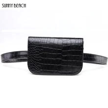 Солнечный пляж бренд высокое качество женские сумки на пояс мини маленькая сумка Аллигатор Мода поясная сумка рабочая сумка