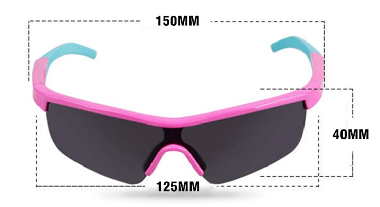 Поляризованные детские велосипедные солнцезащитные очки Защита от ультрафиолетовых лучей сумка для занятий спортом на открытом воздухе велосипедные очки для мальчиков и девочек Детские Модные солнцезащитные очки