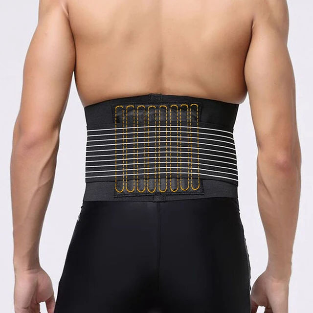 New Promotion sport accessories Back Support Brace Belt Lumbar Lower Waist Double Adjust Back Pain Relief waist support