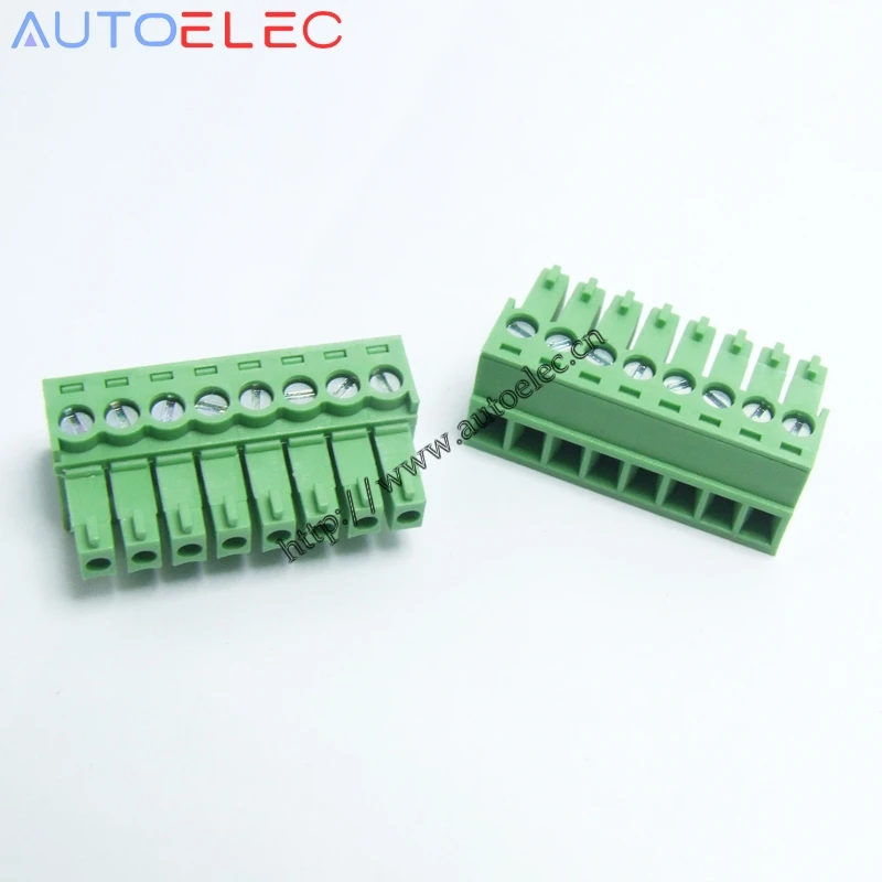 100 компл./лот 8P шаг 3 5 мм прямой контакт PHOENIX контактный номер: MC 1 5/8 G 3.50 разъем pcb
