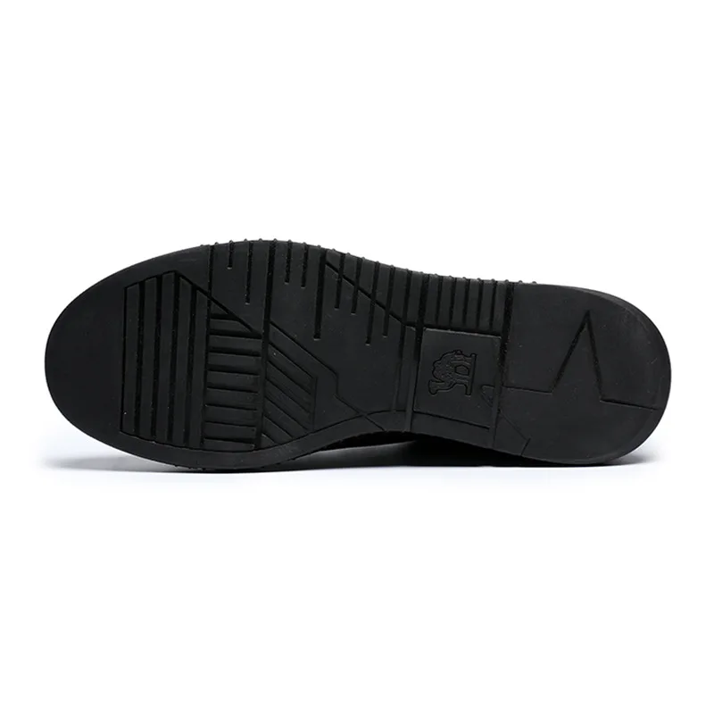 Genuíno Sapatos Respirável Casuais Preto Confortáveis up Qualidade Mocassins Homens Moda Alta Couro Lace Dos De Real wIqH8CxId
