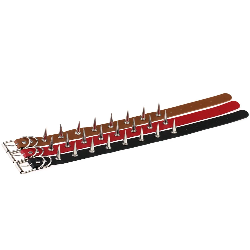 Заклепочные шипы ручной работы женские ожерелья Чокеры в стиле панк кожаные