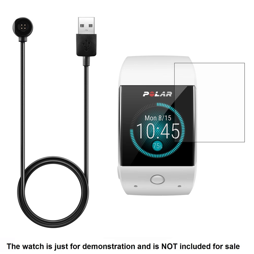 Защитная пленка для экрана + USB кабель зарядки кабели смарт часов Polar M600