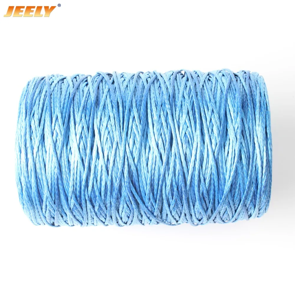 شحن مجاني 145lbs 0.8 مللي متر 1000 M 16 ينسج UHMWPE الألياف ونش سحب خط الأطياف