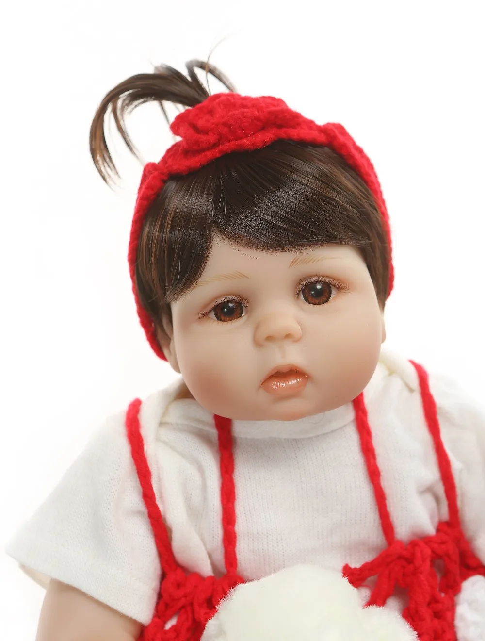 NPK Bebes Reborn Dolls 48 см Кукла полностью виниловая силиконовая кукла для новорожденных