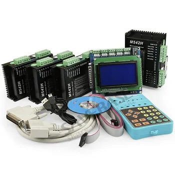 

CNC Kit 4x M542H Driver Board And Breakout Board For CNC Router/Mill/Lathe DIY