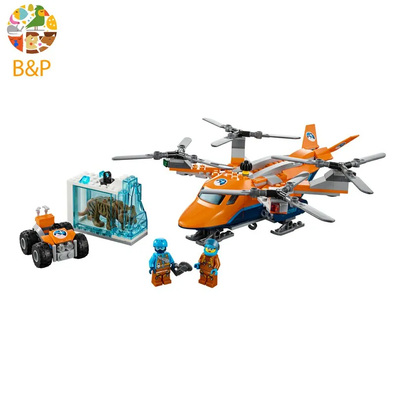 

CITY 310pcs Arctic Air Transport Compatible 60193 Model Building Block Toy For Children Birthday Gifts