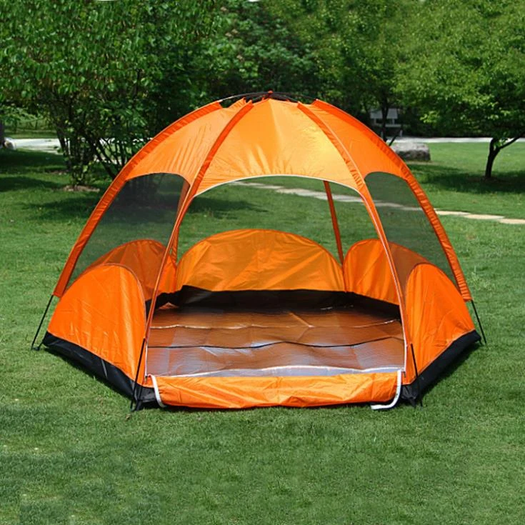 3 4 familia gazebo para niños aire libre equipo de camping sexangle verano ligero carpa turística en venta|gazebo tent|tent automaticgazebo windows - AliExpress