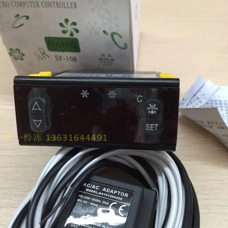 

SF-108 Temperature Controller Ice Cream Cabinet Digital Display Temperature Regulator Refrigerator Controller