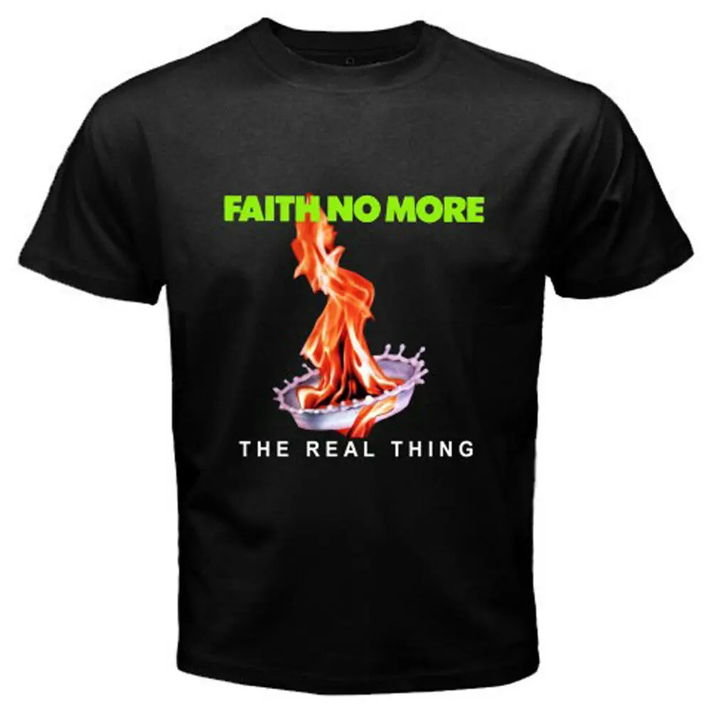 FAITH NO MORE THE REAL THING Mike Patton Fantomas Men's Black T-Shirt Size S-3XL | Мужская одежда