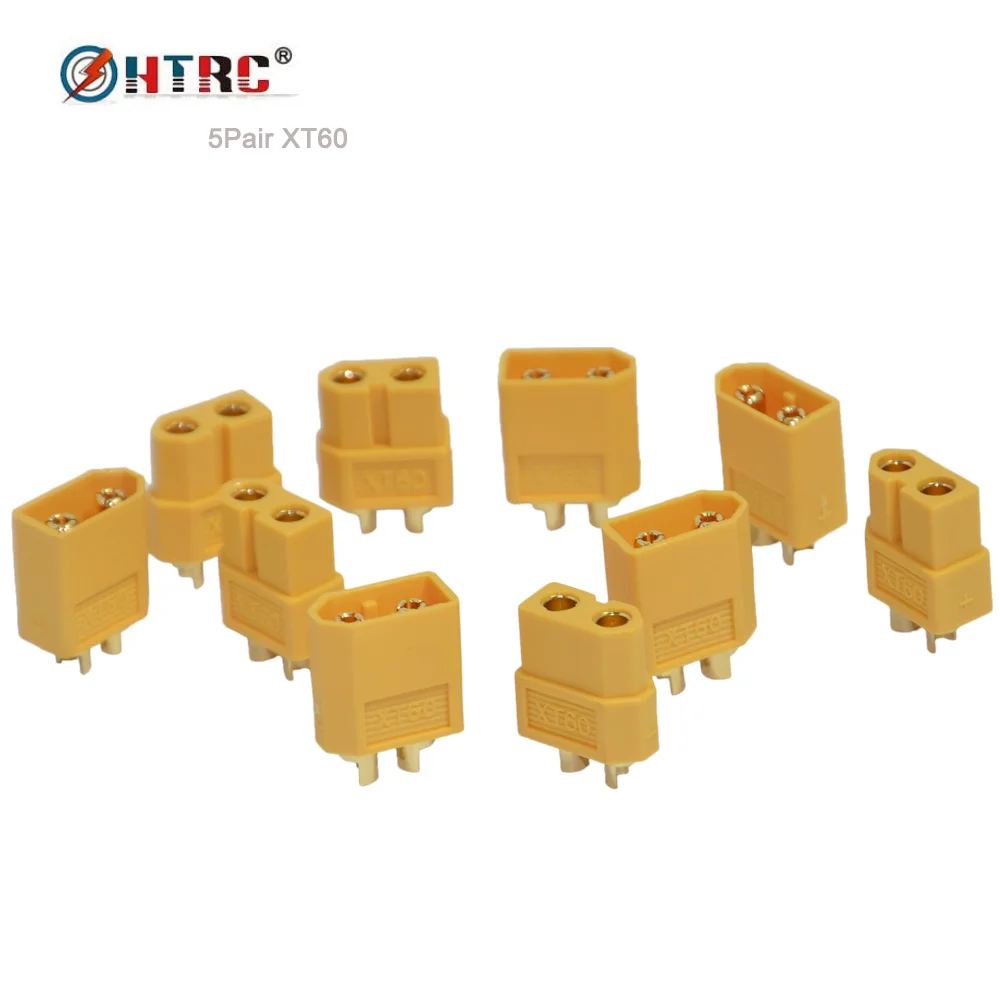 

5 Pair/lot XT60 Connector Male and Female Plug for RC Battery and Motor