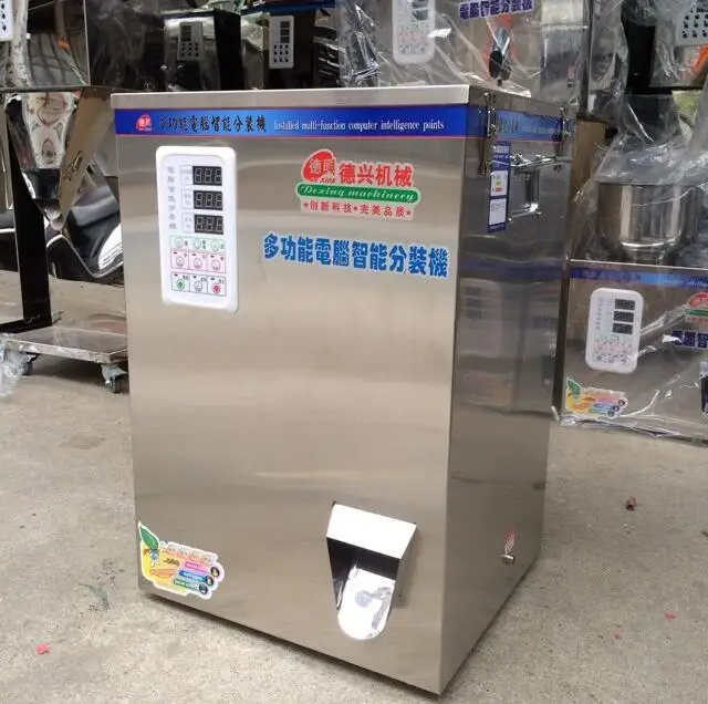 Автоматическая машина для наполнения пищевых продуктов, большой гранулированный материал, лекарственная упаковочная машина, спиральный разряд, версия 2-100 г