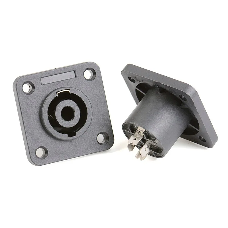2PCS Four - Core Speaker Sound Mother Seat 4 Wire Connector Power Amplifier Cannon Head Ohmic Plug | Обустройство дома