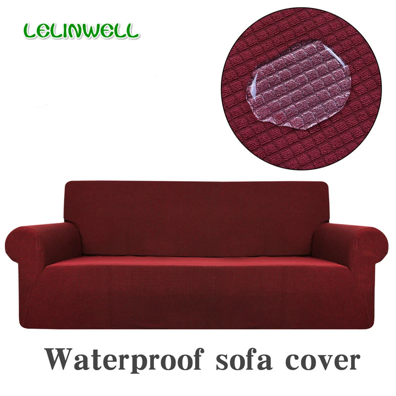

Waterproof Sofa Cover Polar Fleece Fabric Universal Sofa Cover Stretch Pattern Washable Removable Couch Covers