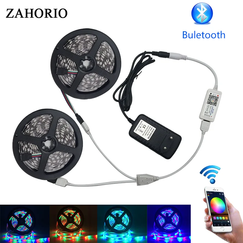 Bluetooth контроль 5 м 10 2835 не водонепроницаемый 5050 Светодиодный светильник гибкий