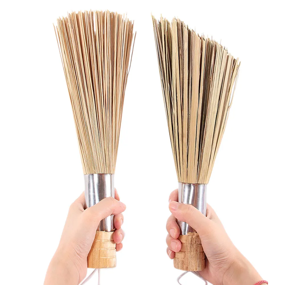 1 шт. Чистящая и Очищающая традиционная натуральная бамбуковая щетка для мытья посуды кухонные инструменты высокого качества Лидер продаж# CG1
