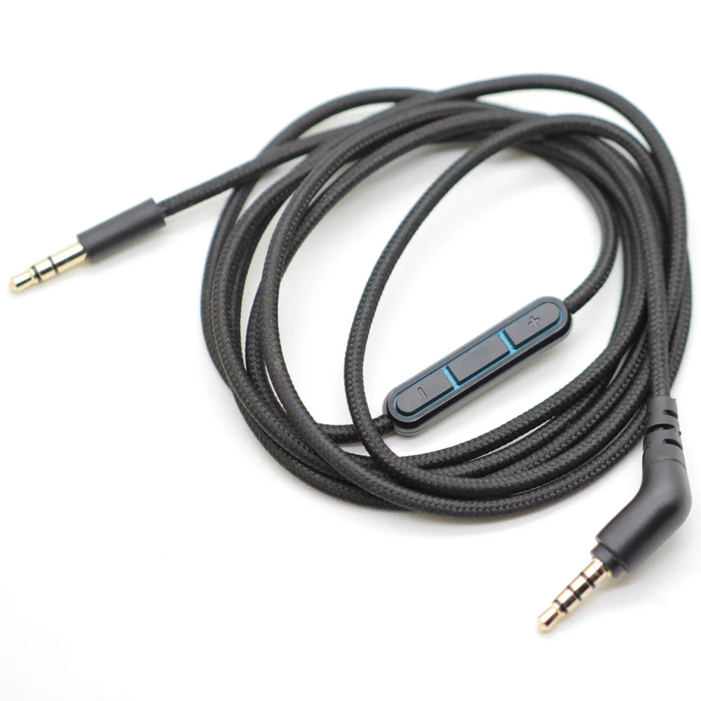 POYATU 3.5 Male Audio Aux Cable For Jabra REVO Wireless MOVE Wireless REVO Corded VEGA Headphones Cable With Mic Volume Control  (7)