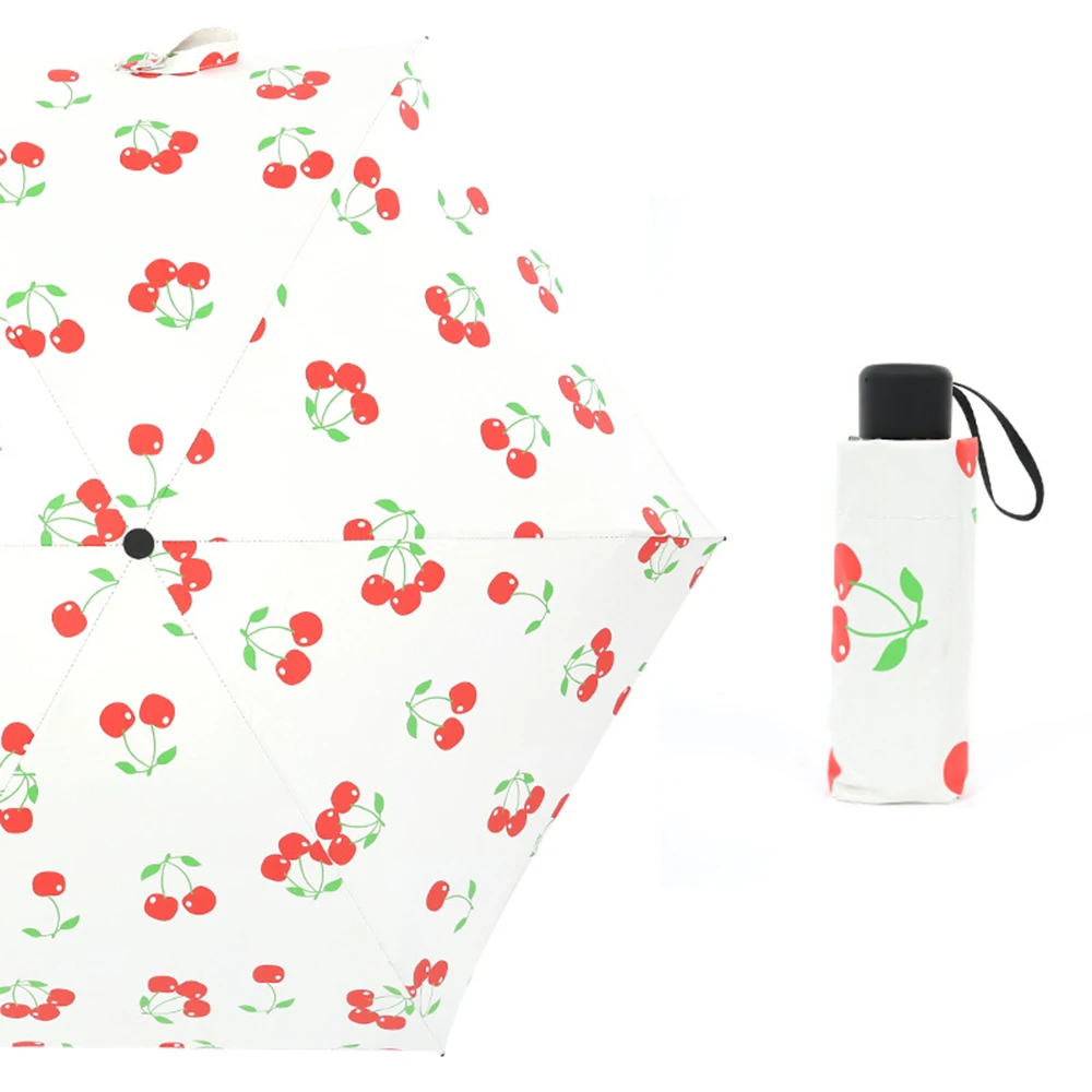 

Portable Ultra Light Mini Umbrella Sun Sunshade UV Protection Sombrilla for Rain and Sun Five Folding Umbrella Outdoor Accessory