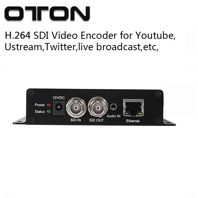 

OTON T-100S H.264 3G HD SD SDI Video Encoder Stream to wowza, xtream codes IPTV Media Server, Online Live Stream Broadcast, etc.
