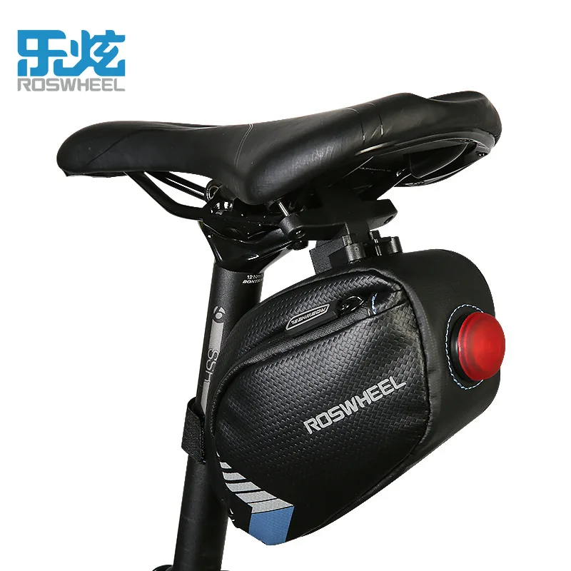ROSWHEEL bike font b bag b font rear led light mtb cycling font b bag b
