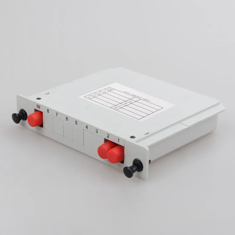 Волоконно оптический сплиттер 1 : 2 FC UPC соединитель кассета PLC 1x2 коробка CATV FTTH