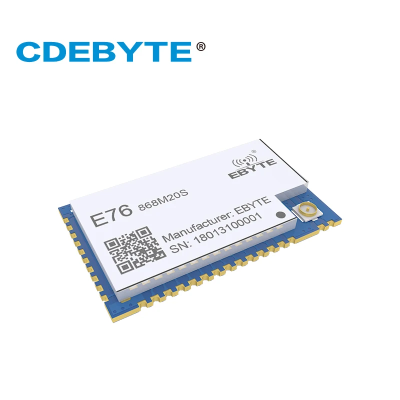 

868MHz 100mW E76-868M20S EFR32 SMD Wireless Transceiver Long Distance 20dBm SOC ARM 868 MHz Transmitter Receiver rf Module