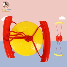 Happymaty Kids Pull disk Sports Game Fitness Equipment Pull Disk Pull Rope Strength Fitness Tools Outdoor Toys for Children