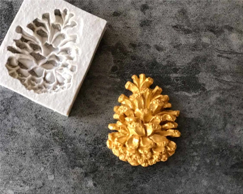 

1PC Pineal Silicone Fondant Mold Cake Decorating Tools Chocolate Candy Craft Tools Kitchen Accessories