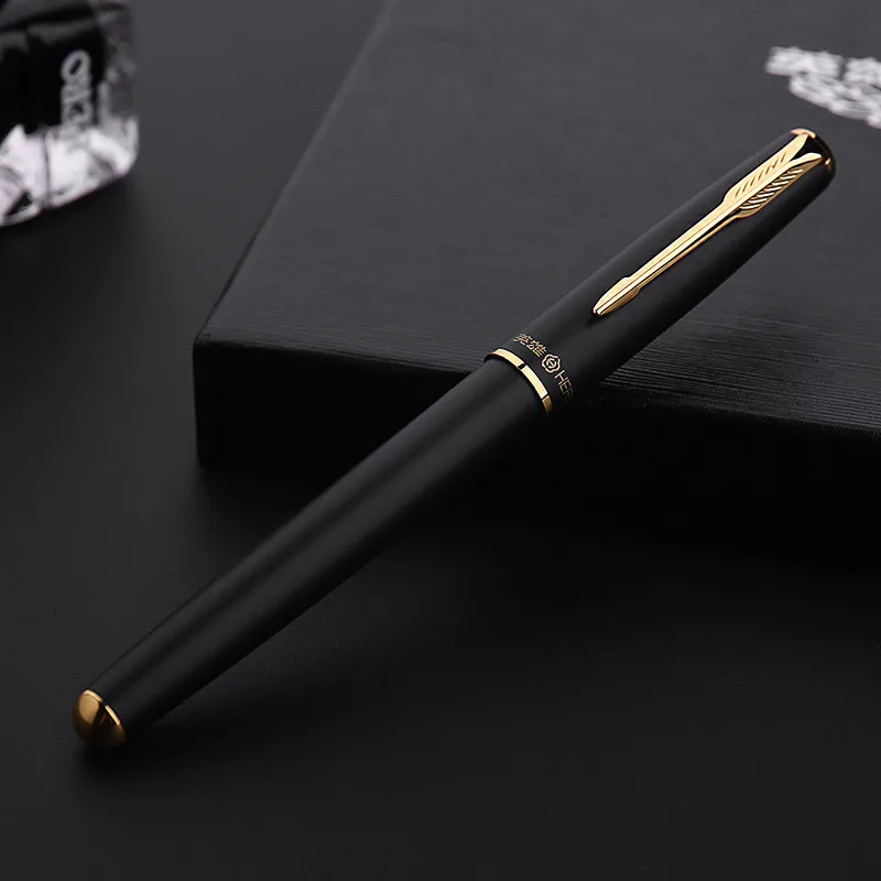 Роскошная металлическая перьевая ручка Iraurita, перьевая ручка с чернилами, перо 0,5 мм, стилус для каллиграфии, стилографика, caneta tinteiro 03866