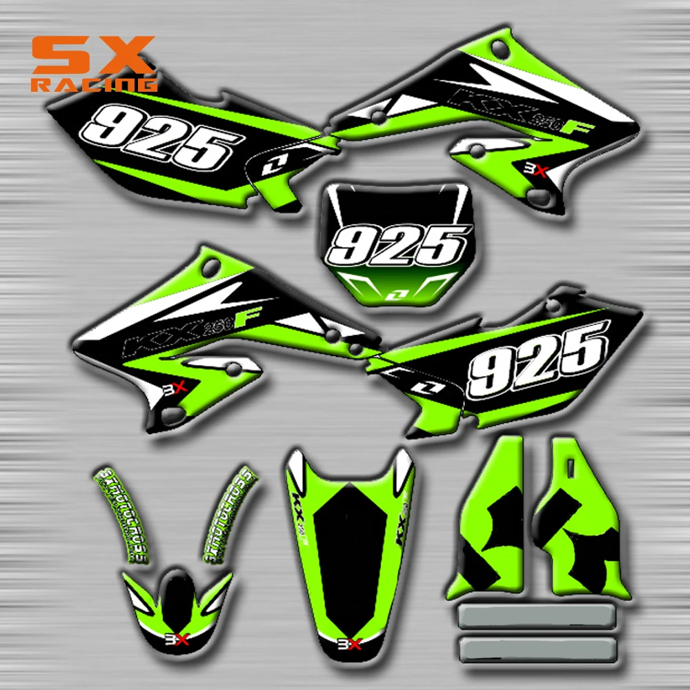 

Motorcycle Decals Customize Pattern Custom Made Stickers Set For SUZUKI RMZ250 2004-2006 RM125 RM250 RMZ450 RMX250 DR DRZ S SM