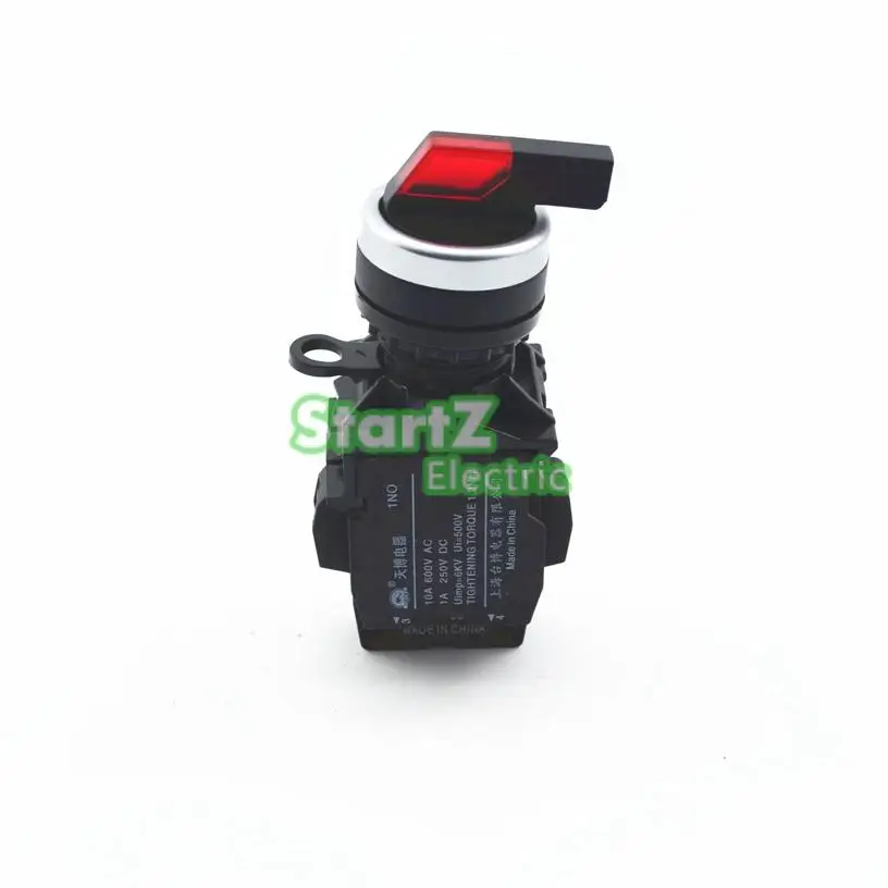 

Red with light 2 Position Long handle Selector Push Button Switch