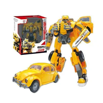 

Hasbro Transformers Action Toy Figures Black Mamba deformation toy big beetle wasp warrior robot alloy version gift box gift