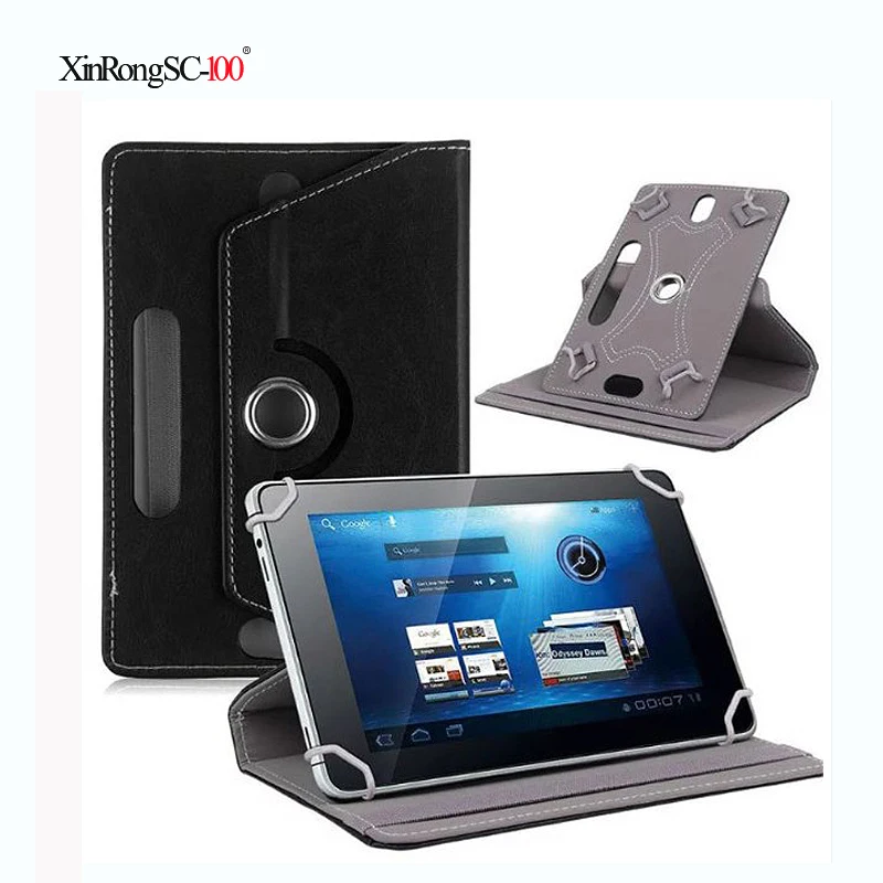

360 Degree Rotating Cover for BQ 1054L Nexion/1045G Orion/1053L Helion/1007 Necker 10.1Inch Tablet PU Leather Protective Case