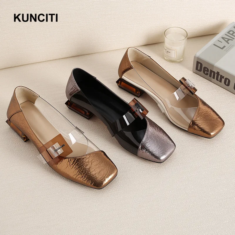 2019 KUNCITI Square Toe Loafers Shoes Women European Designer Korean Shoes Fashion Woman Autumn Shoes Gold Buckled Flats F9127
2019 KUNCITI Square Toe Loafers Shoes Women European Designer Korean Shoes Fashion Woman Autumn Shoes Gold Buckled Flats F9127
