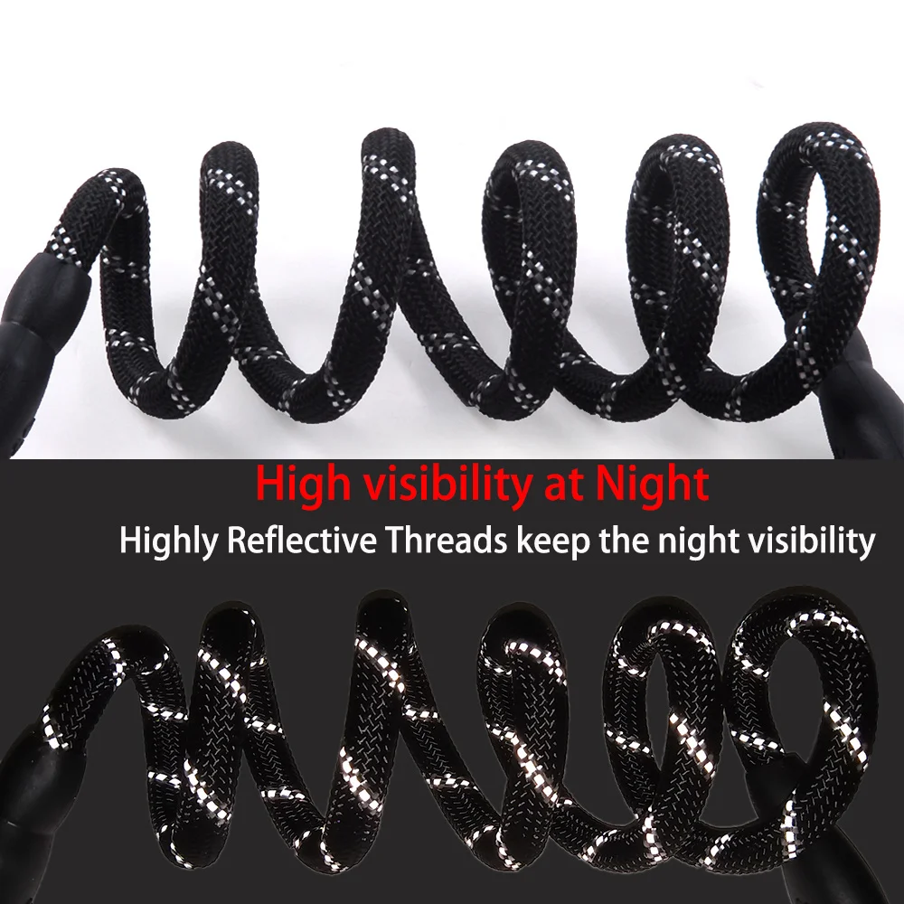 Dog Leash Rope Reflective Dog Leashes For Medium Large Dogs Running Durable Nylon Dog Leash Collar Harness Pet Leads Accessories (3)