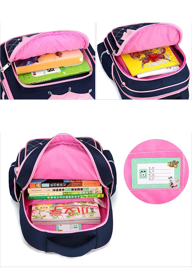 Crianças meninos meninas Mochila Carrinho de Bagagem