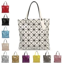 Damen Gefaltet Geometrische Plaid Tasche Frauen Mode Lässig Top-griff Tasche Umhängetaschen Bao Bao Perle BaoBao Bolsas handtaschen