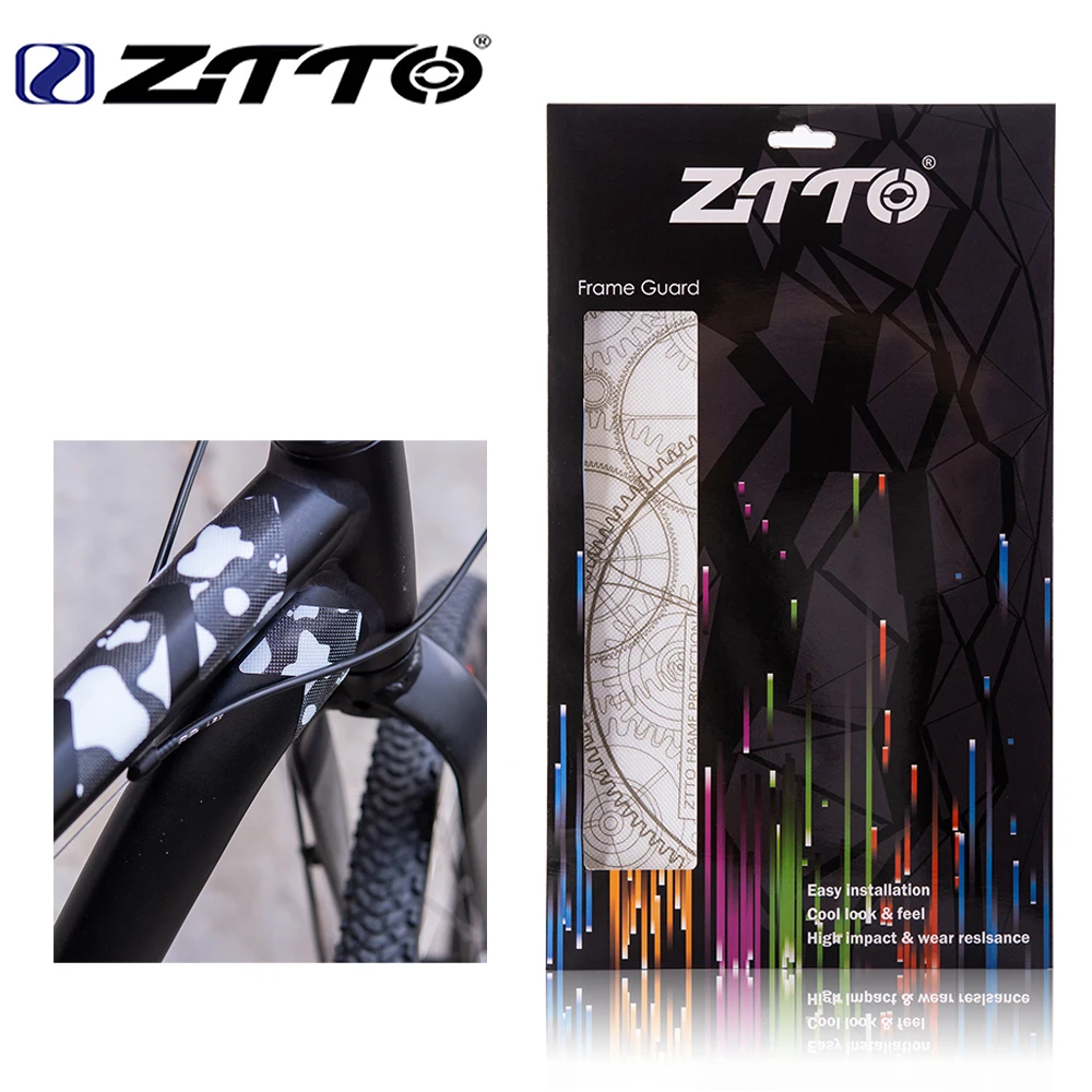 ZTTO защитные наклейки для велосипедной рамы 3D устойчивые к царапинам наклейки съемные MTB велосипед дорожный велосипед корзина защитная Пленка чехол
