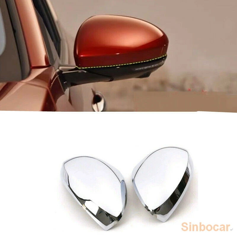 

ABS Chrome Rearview Side Door Mirror Cover Trim Wing 2pcs For Nissan Altima 2019 Free Shipping
